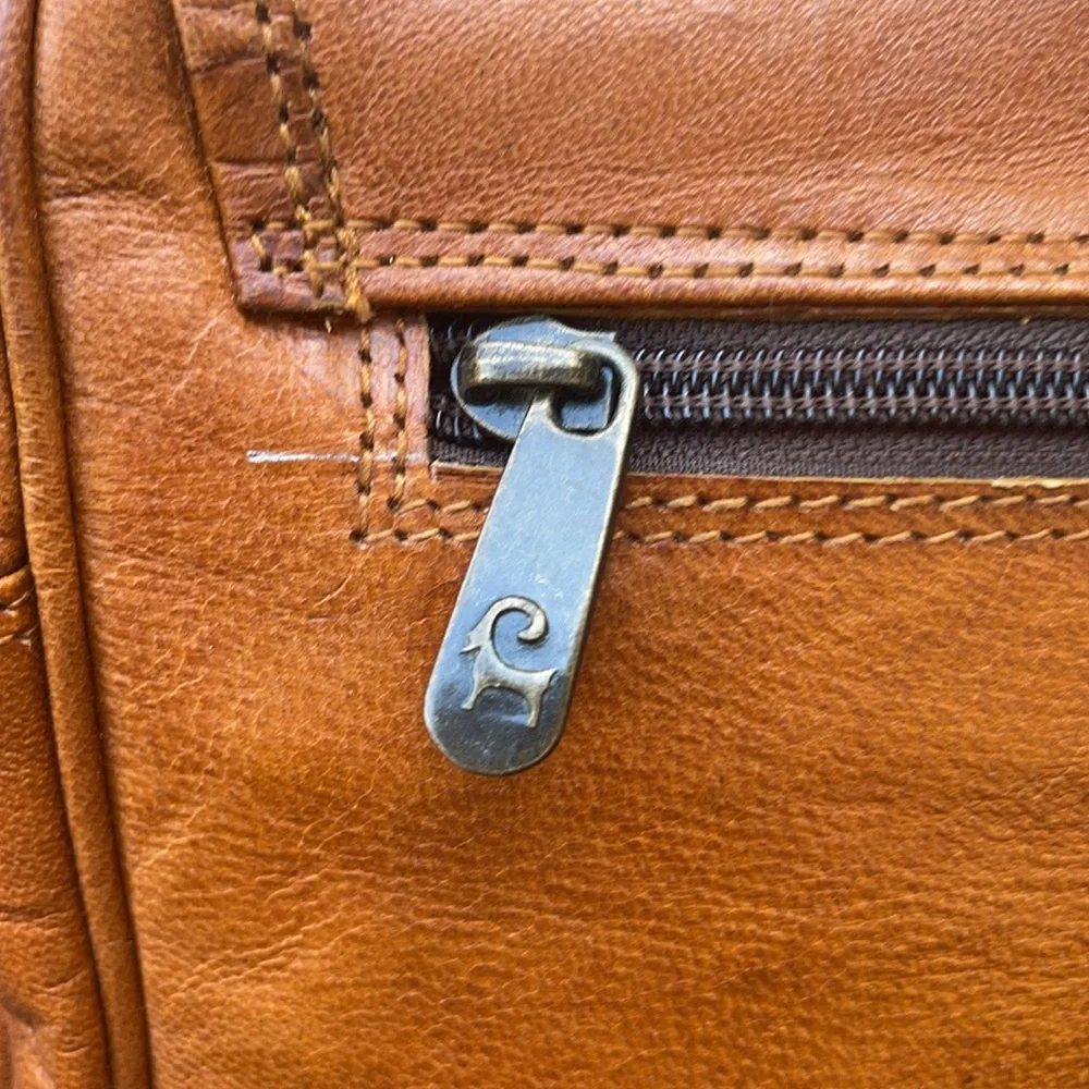 Urban leather satchel